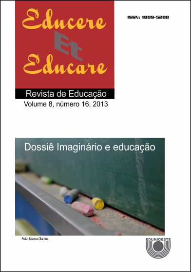 					Visualizar Vol. 8, N. 16 (2013): Dossiê Imaginário e Educação
				