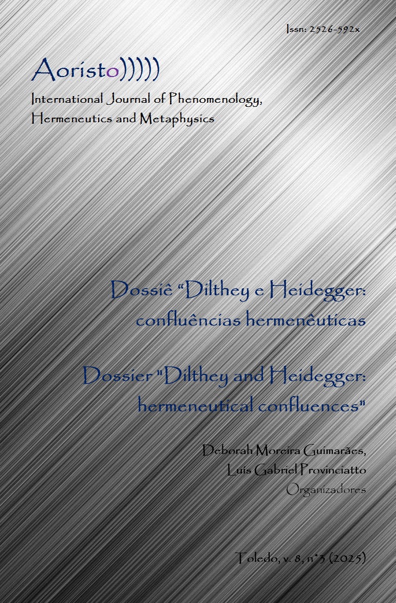 					Visualizar v. 8 n. 3 (2025): Dossiê "Dilthey e Heidegger: confluências hermenêuticas"
				
